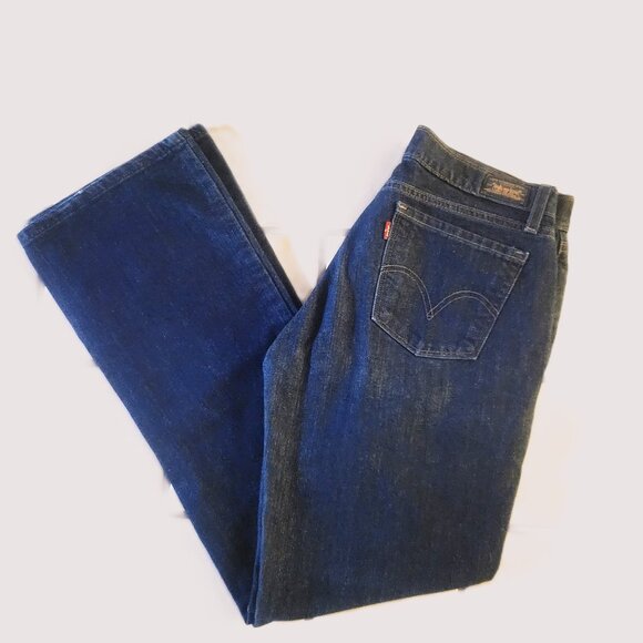 Levi's 544 Ultimate Lift Bootcut Women's Jeans Dark Wash - Size 10 - Picture 6 of 11